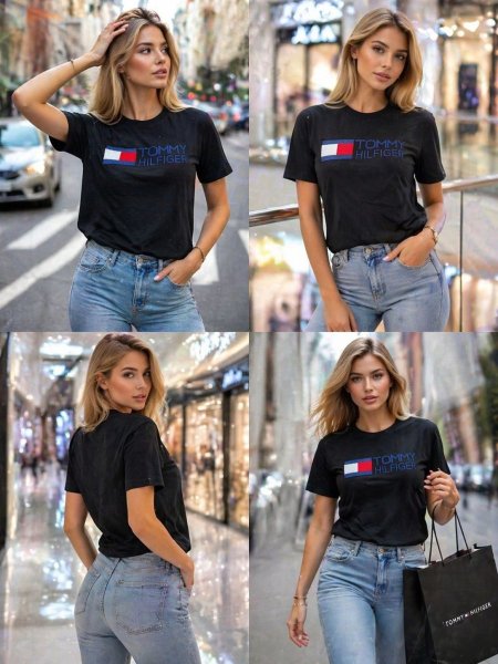 بلوزة تومي نص كم